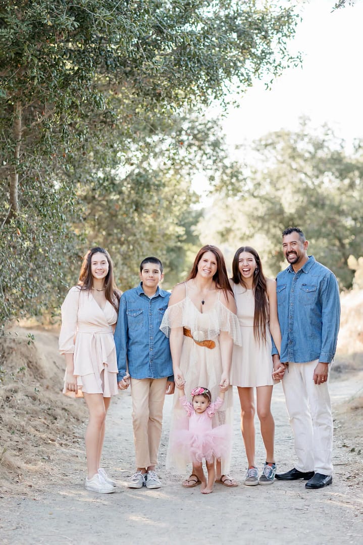 Outdoor Family Portrait by San Diego Family Photographer